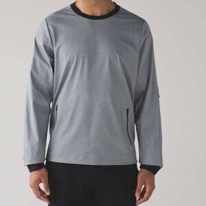 Lululemon Mens Reform Long Sleeve Sweatshirt Vented Gray Size Large